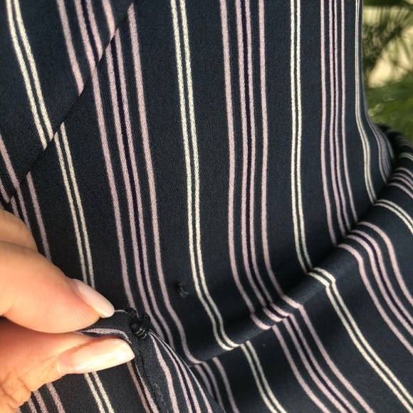 Striped Tie Wrap Blouse ( NEW) Beautiful - Picture 9 of 13